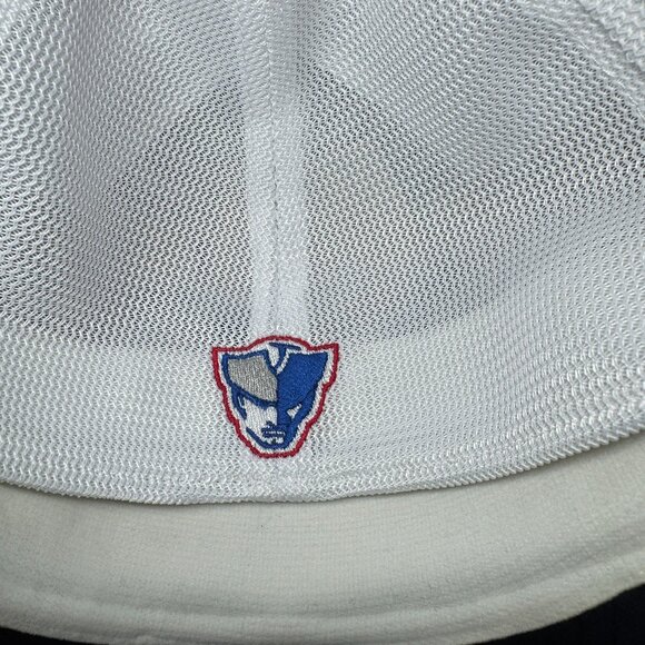 NWT Patriots Hat Fitted Size L/XL White Mesh by The Game, New England Cap - Picture 10 of 11